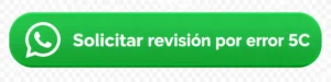 Solicitar revisión técnica por error 5C en lavadora Samsung